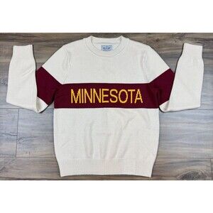 Hill Flint Sweater Women’s Minnesota XS Ivory  Crew Pullover